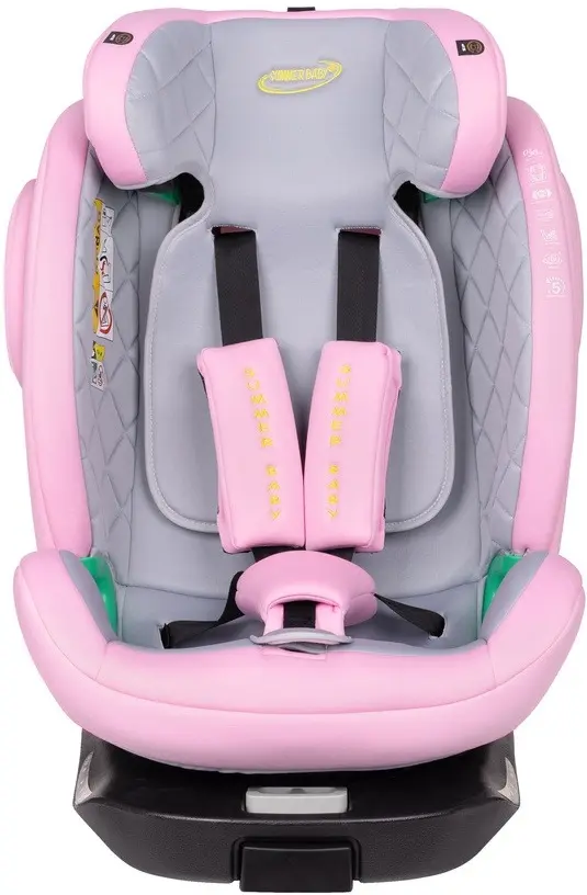 Scaun auto Summer Baby Ibiza (Grey/Pink) - 5