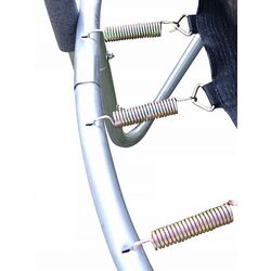 Trambulina cu plasa de protectie Action One 439 244cm (Black/Blue) Thumb