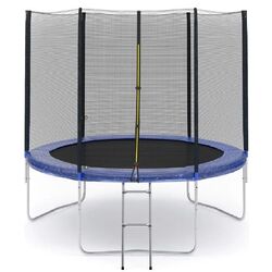 Trambulina cu plasa de protectie Action One High Quality 6026 183cm (Black/Blue)