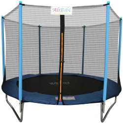 Trambulina cu plasa de protectie AliBibi F506 183cm (Black/Blue)