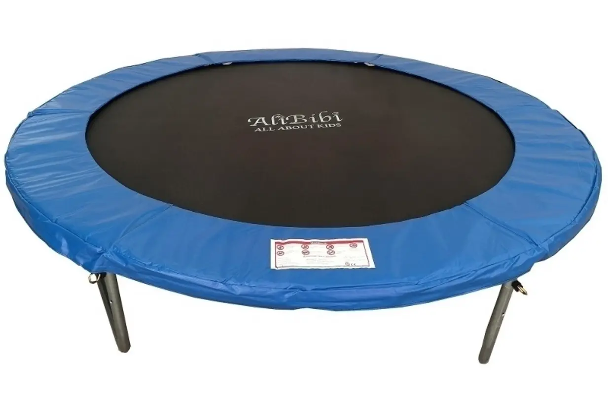 Батут с защитной сеткой AliBibi F508 244см (Black/Blue)