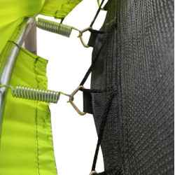Trambulina cu plasa de protectie AliBibi F55 144cm (Black/Green) Thumb