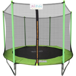 Trambulina cu plasa de protectie AliBibi F606 183cm (Black/Green)
