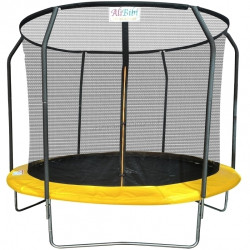 Trambulina cu plasa de protectie AliBibi F710 305 см (Black/Yellow)