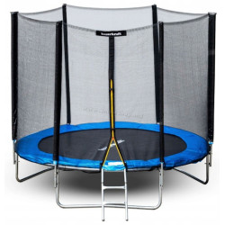Батут с защитной сеткой Bauerkraft G-739 312см (Black/Blue)