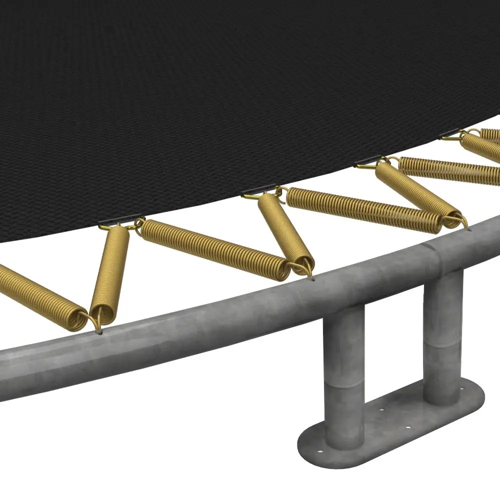 Батут с защитной сеткой Berg Grand Champion InGround 30.33.73.71 (Black/Green) - 2