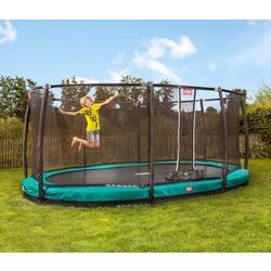 Батут с защитной сеткой Berg Grand Champion InGround 30.33.73.71 (Black/Green) Thumb