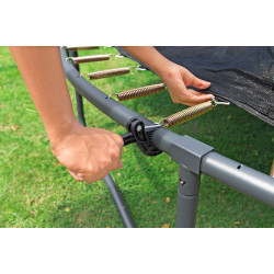 Батут с защитной сеткой Bestway Xtreme Air 59103BW (Blue/Black) Thumb