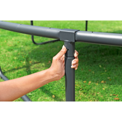 Батут с защитной сеткой Bestway Xtreme Air 59103BW (Blue/Black) Thumb