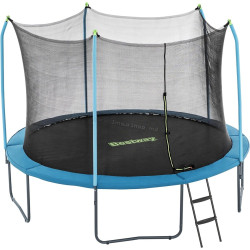 Батут с защитной сеткой Bestway Xtreme Air 59104BW (Black/Blue)
