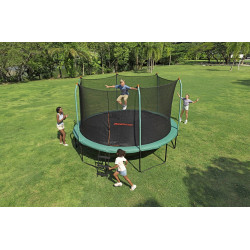 Батут с защитной сеткой Bestway Xtreme Air 59105BW (Black/Green) Thumb