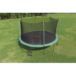 Батут с защитной сеткой Bestway Xtreme Air 59105BW (Black/Green) Thumb