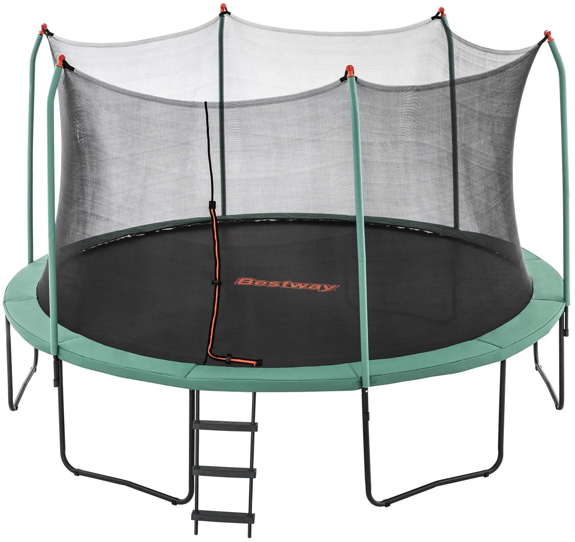 Батут с защитной сеткой Bestway Xtreme Air 59105BW (Black/Green) - 19