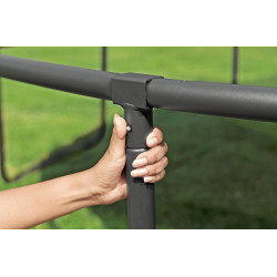Батут с защитной сеткой Bestway Xtreme Air 59105BW (Black/Green) Thumb