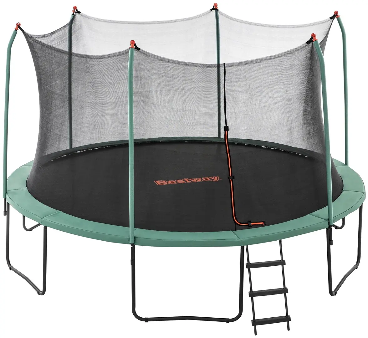 Батут с защитной сеткой Bestway Xtreme Air 59105BW (Black/Green)