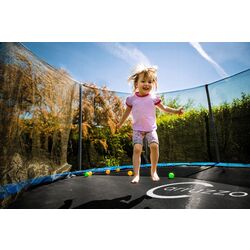 Trambulina cu plasa de protectie Carruzzo L24S 244cm (Blue) Thumb