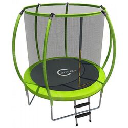 Trambulina cu plasa de protectie Carruzzo L25P (Green) Thumb