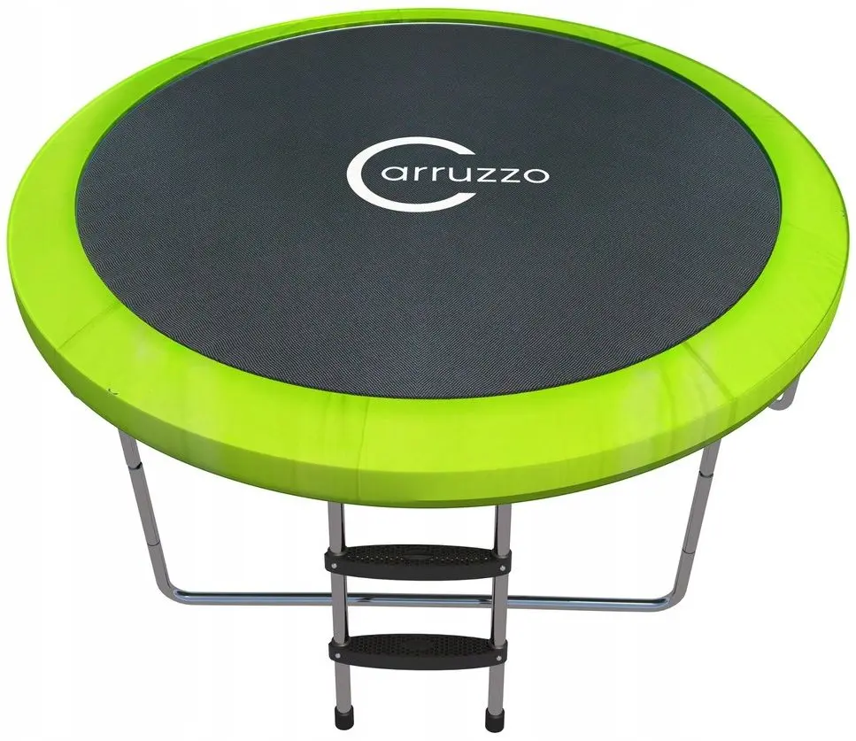 Trambulina cu plasa de protectie Carruzzo L25P (Green)