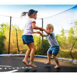 Батут с защитной сеткой Carruzzo T10 305cm (Blue/Black) Thumb