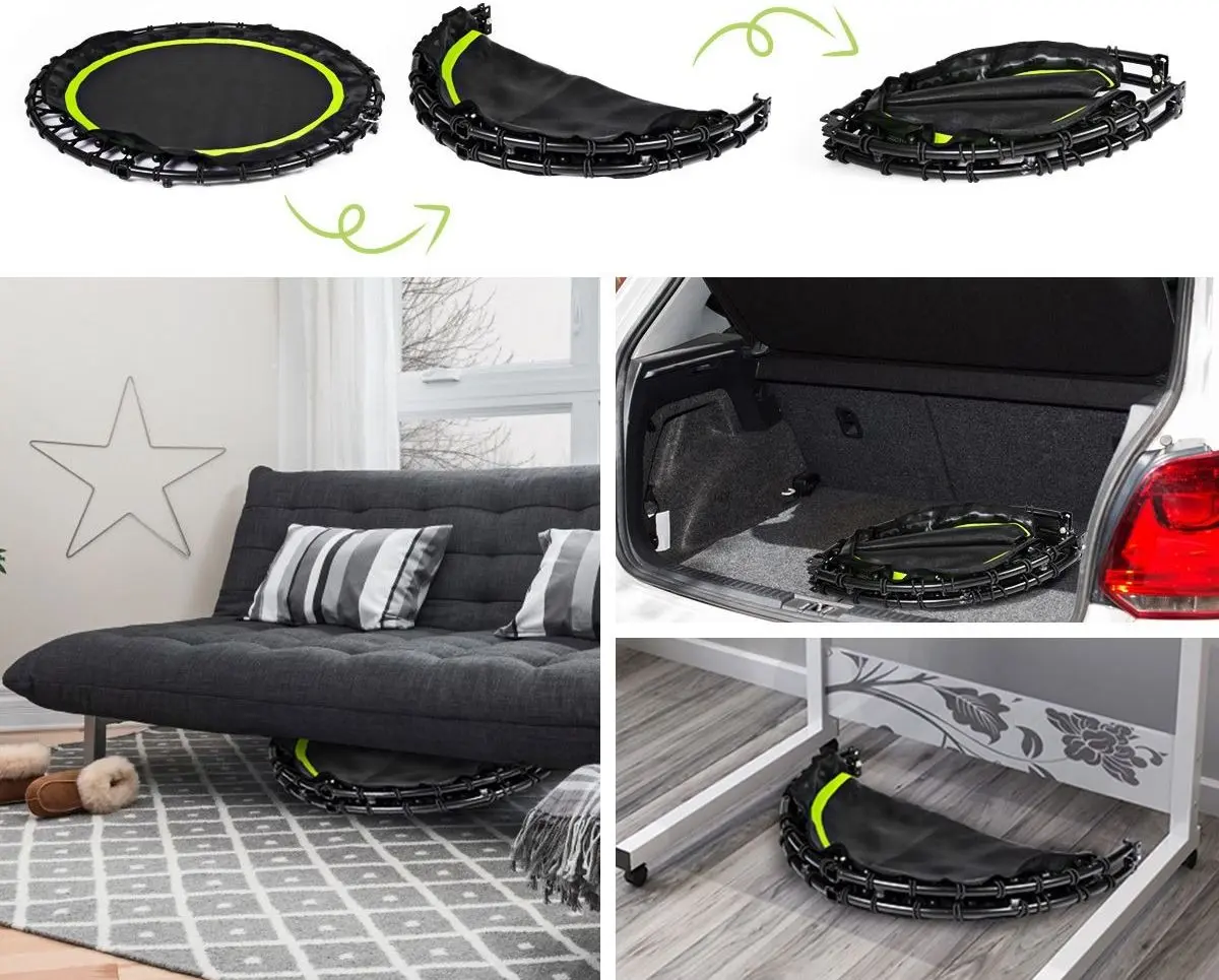 Батут Costway SP37176GN (Black/Green) - 5