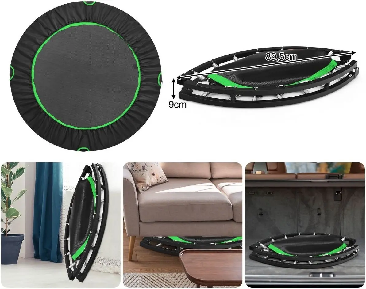 Батут Costway SP37395GN (Black/Green) - 3