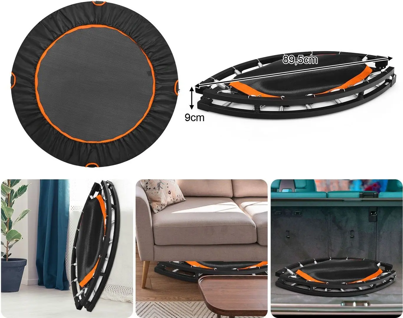 Trambulina Costway SP37395OR (Black/Orange) - 4