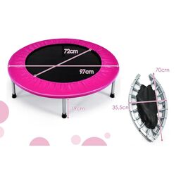 Trambulina Costway TW10001PI (Pink/Black) Thumb