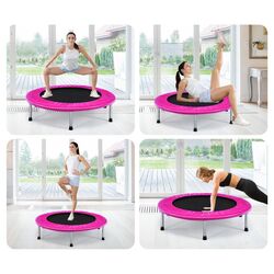 Trambulina Costway TW10001PI (Pink/Black) Thumb