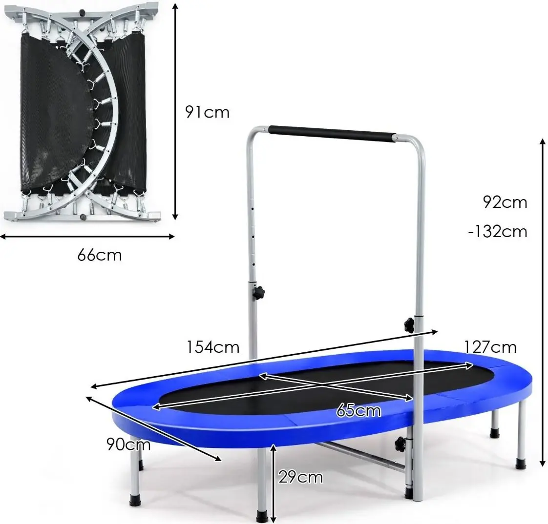 Trambulina Costway TW10002BL (Blue/Black)