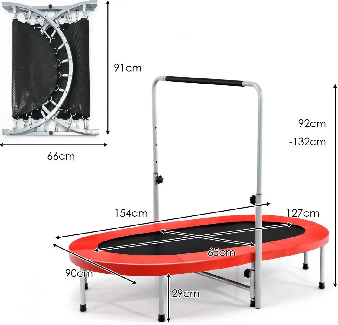 Батут Costway TW10002RE (Red/Black) - 3