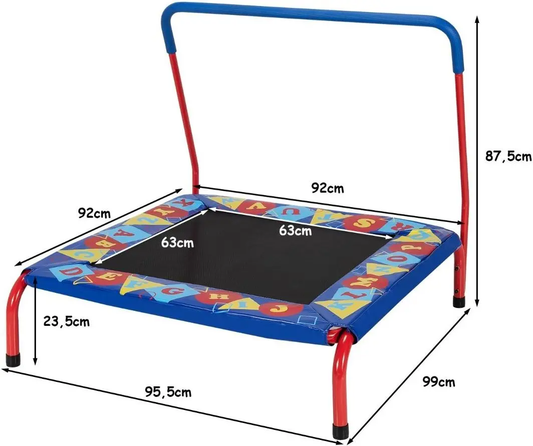 Батут Costway TW10007BL (Blue/Red/Black) - 4