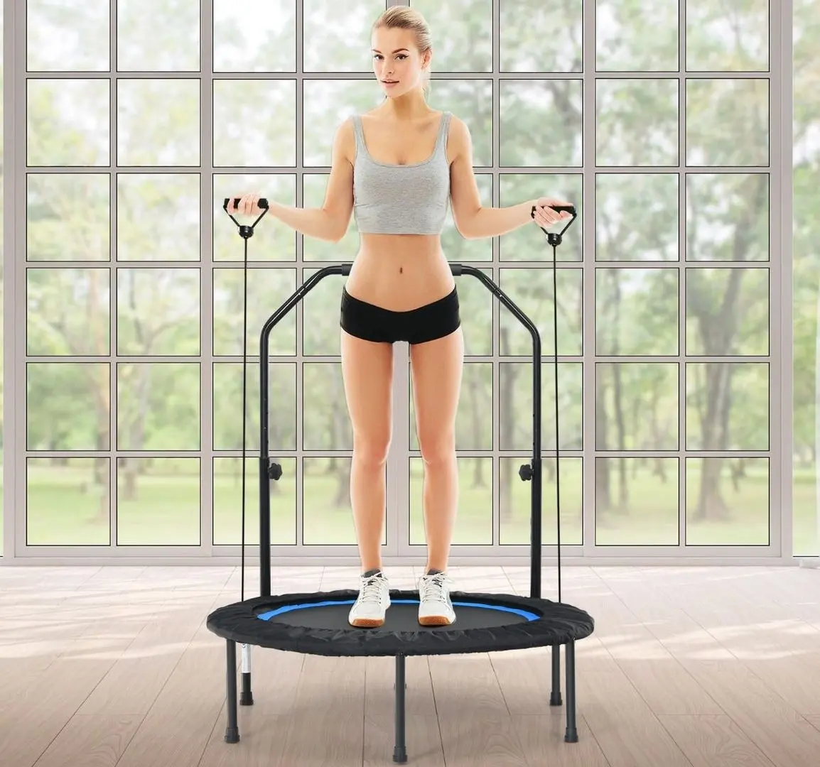 Батут Costway TW10010BL (Black/Blue) - 3