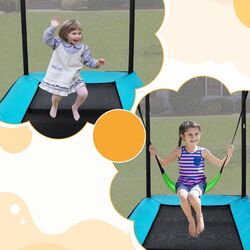 Trambulina cu plasa de protectie Costway TW10004EU-BL (Blue) Thumb