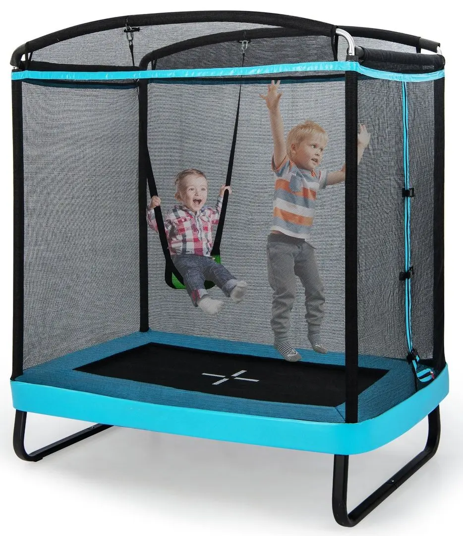 Trambulina cu plasa de protectie Costway TW10004EU-BL (Blue)