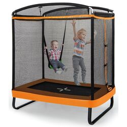 Trambulina cu plasa de protectie Costway TW10004EU-OR (Orange) Thumb