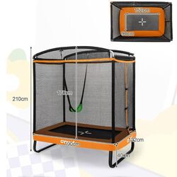 Trambulina cu plasa de protectie Costway TW10004EU-OR (Orange) Thumb