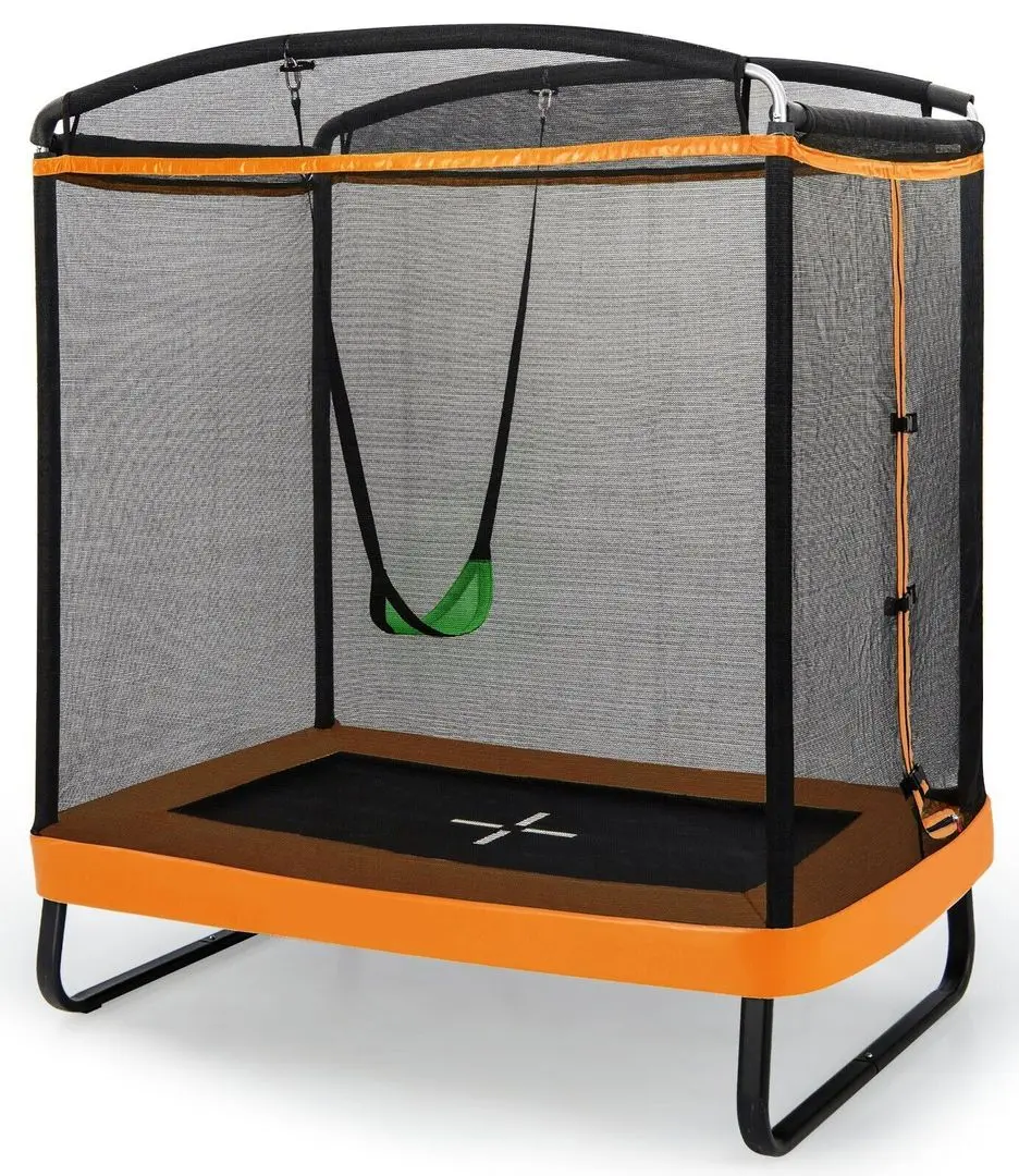 Trambulina cu plasa de protectie Costway TW10004EU-OR (Orange)
