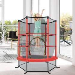 Батут с защитной сеткой Costway TW10052EU-CL (Red) Thumb