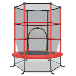 Trambulina cu plasa de protectie Costway TW10052EU-CL (Red)