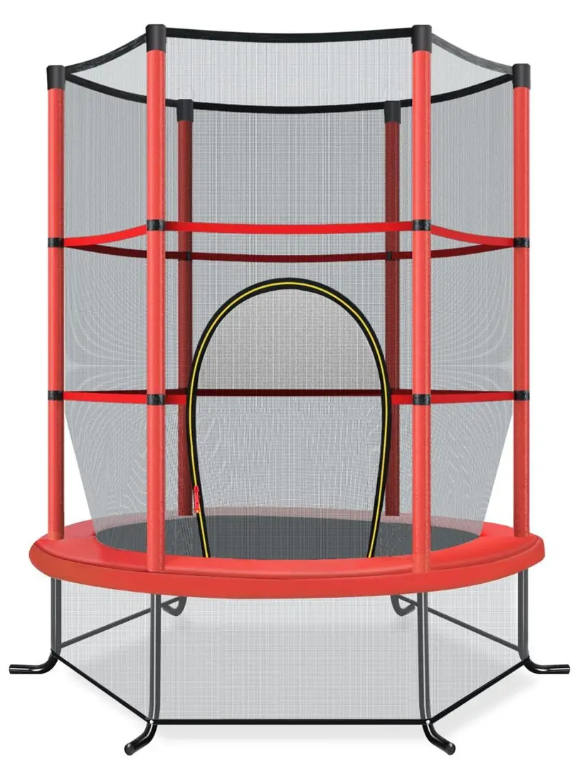 Батут с защитной сеткой Costway TW10052EU-CL (Red)