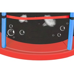 Trambulina cu plasa de protectie Costway TW10052EU-NY 165cm (Blue/Red/Black) Thumb