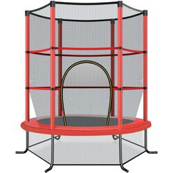 Trambulina cu plasa de protectie Costway  TW10052RE (Red/Black) Thumb