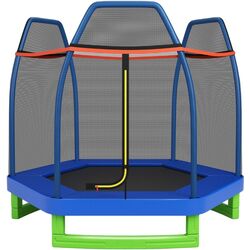 Trambulina cu plasa de protectie Costway TW10053BL (Blue)