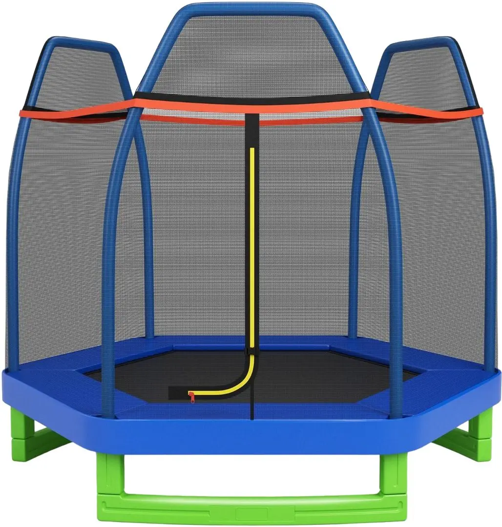 Trambulina cu plasa de protectie Costway TW10053BL (Blue)