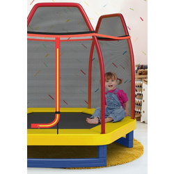 Trambulina cu plasa de protectie Costway TW10053OR (Orange/Blue) Thumb