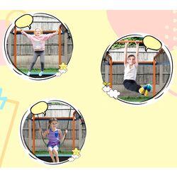 Trambulina cu plasa de protectie Costway TW10089EU-OR (Orange) Thumb