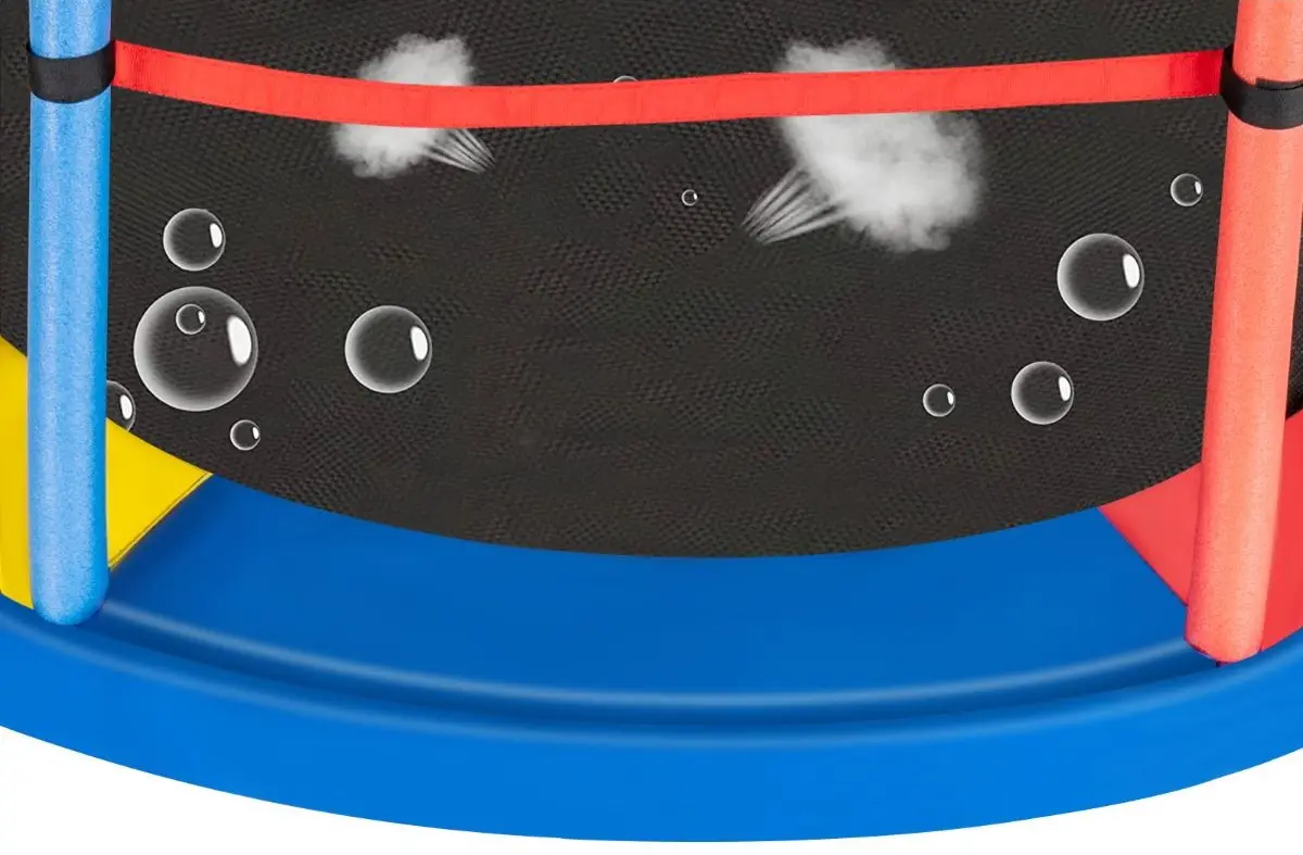 Trambulina cu plasa de protectie Costway TW10113CL (Multicolor)