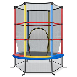 Trambulina cu plasa de protectie Costway TW10113CL (Multicolor)