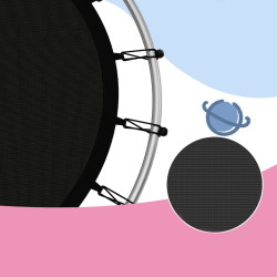 Trambulina cu plasa de protectie Costway TW10113MK (Pink/Blue) Thumb