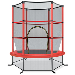 Trambulina cu plasa de protectie Costway TW10113RE (Red)